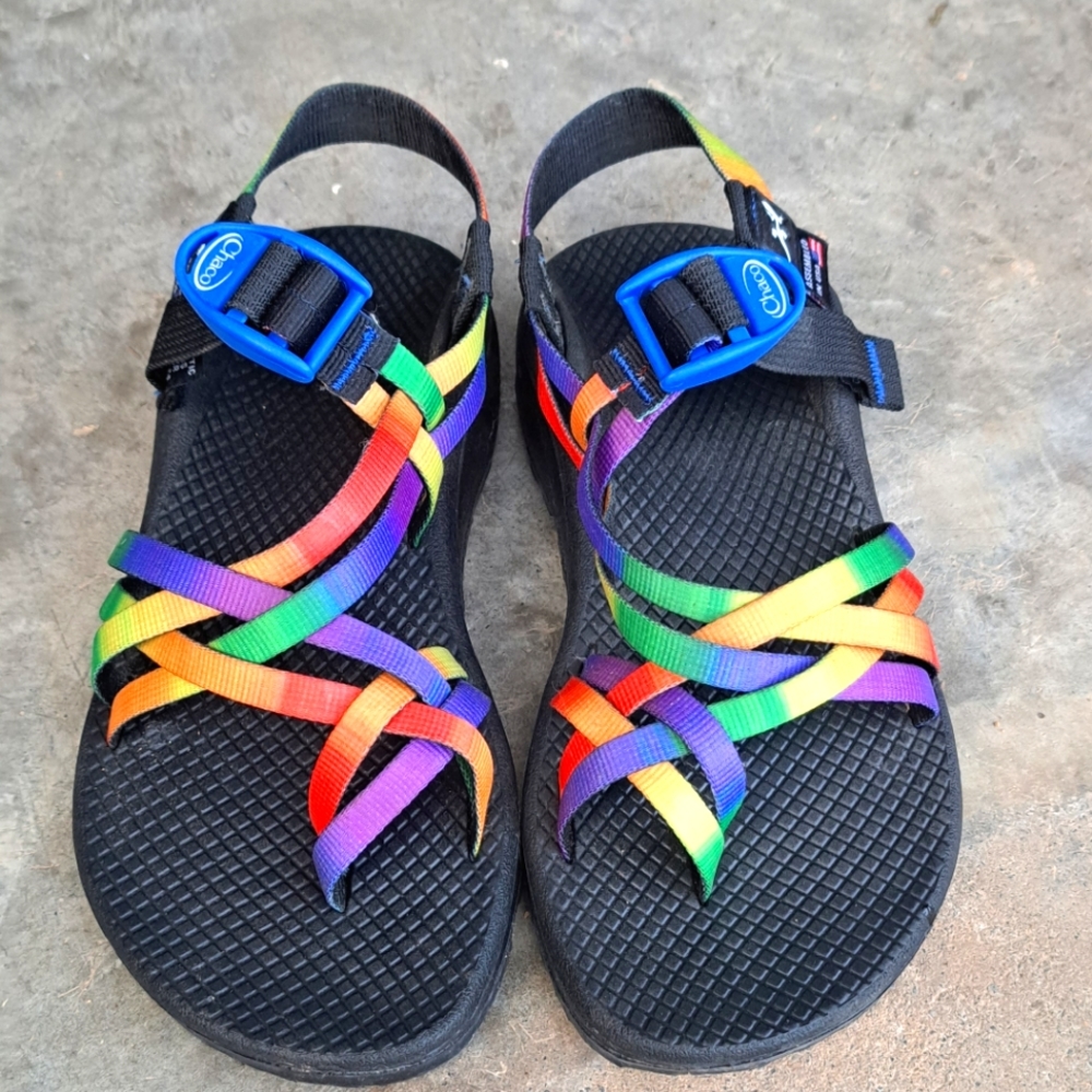Woman's chacos Rainbow color